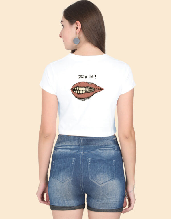 Back_2_c_1-5.jpg Zip It! Cropped T-Shirt – Bold Back Graphic Tee