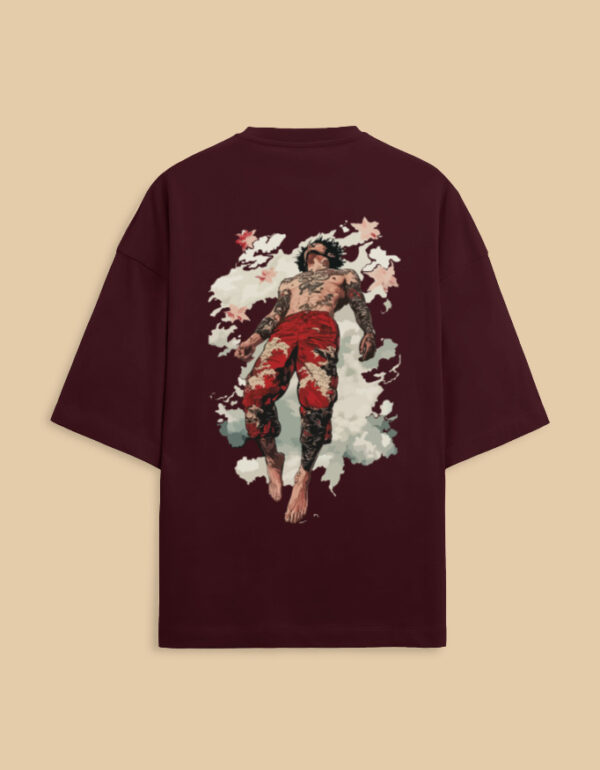 Back_2_c_25-4.jpg Fallen Sky – Oversized Graphic Tee