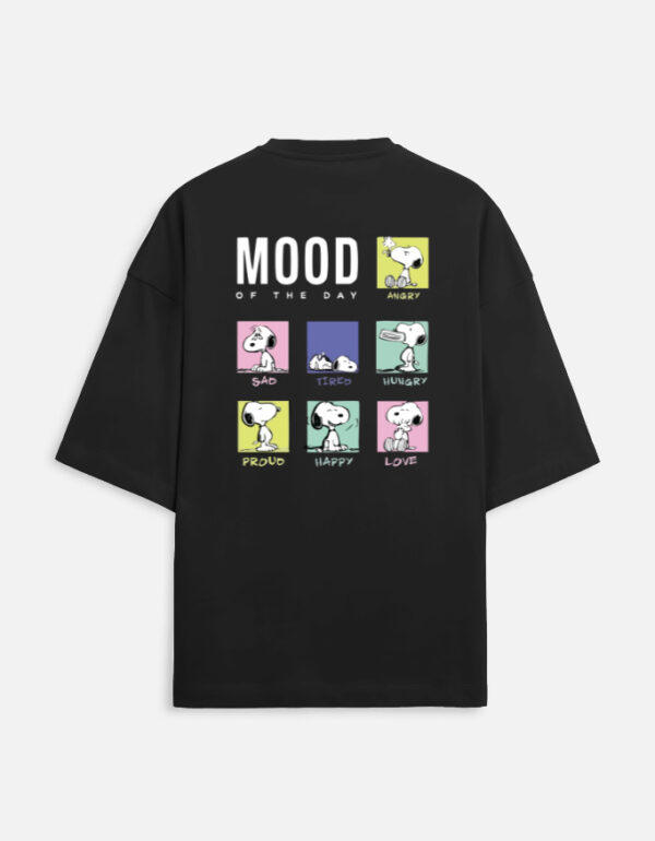 Back_2_c_2-3.jpg Snoopy Mood of the Day Oversized T-Shirt for Men
