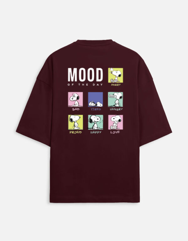 Back_2_c_25-4.jpg Snoopy Mood of the Day Oversized T-Shirt for Men