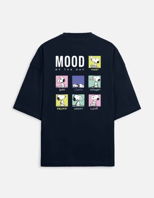 Back_2_c_3-4.jpg Snoopy Mood of the Day Oversized T-Shirt for Men